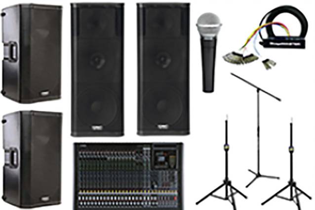 pa system rental cost