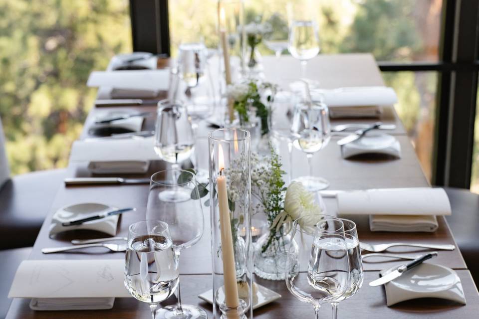 Tablescape at flagstaff