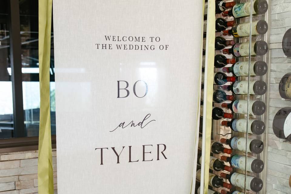 Welcome sign