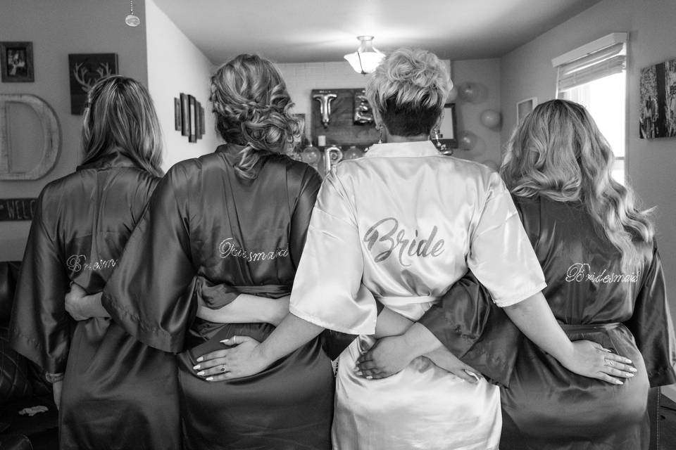 Bridesmaids robes