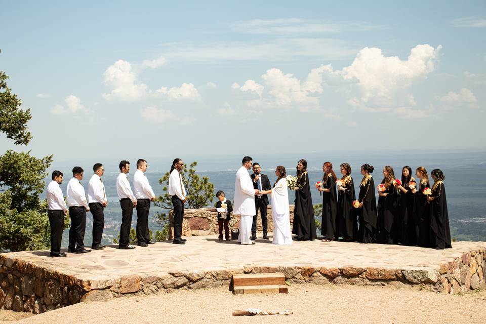 The ceremony