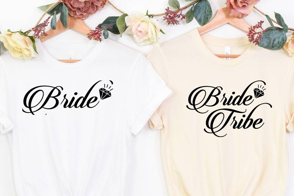 T-Shirt Bride and Bride Tribe
