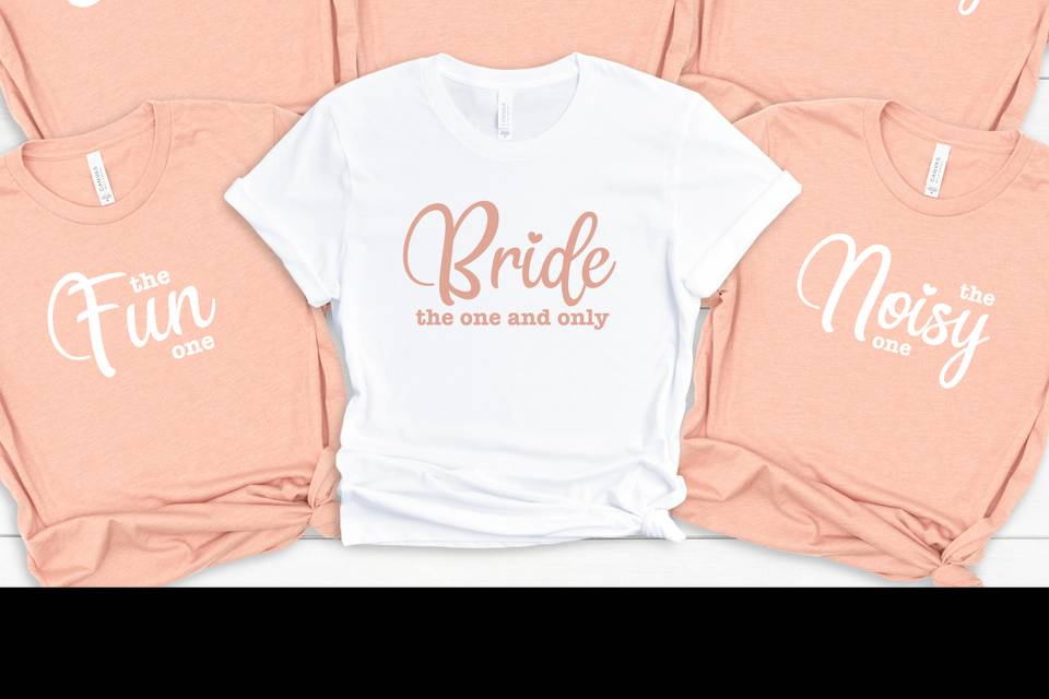 T-shirt Bridal Party