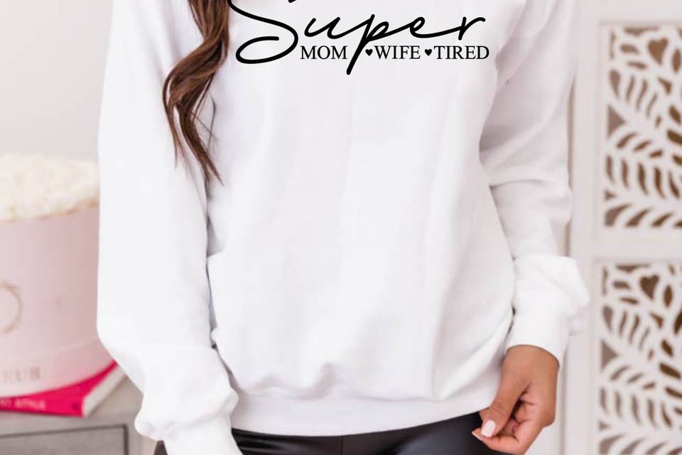 Sweatshirt Super Wife