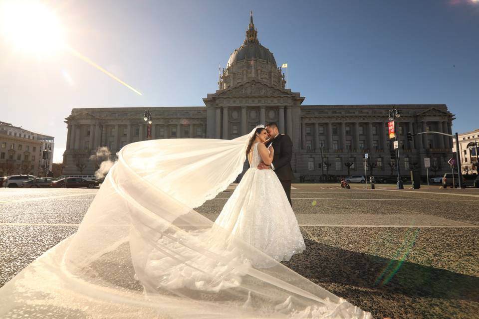 Bride and groom