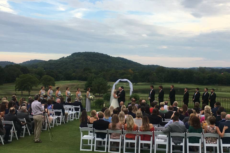 Ceremony setup