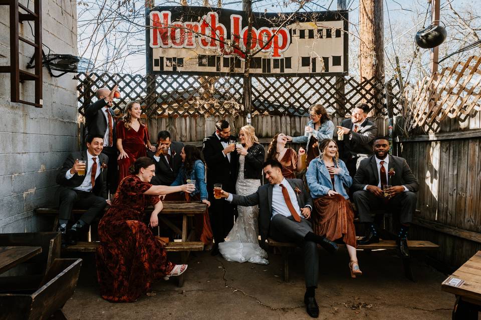 Wedding Party in North Austin