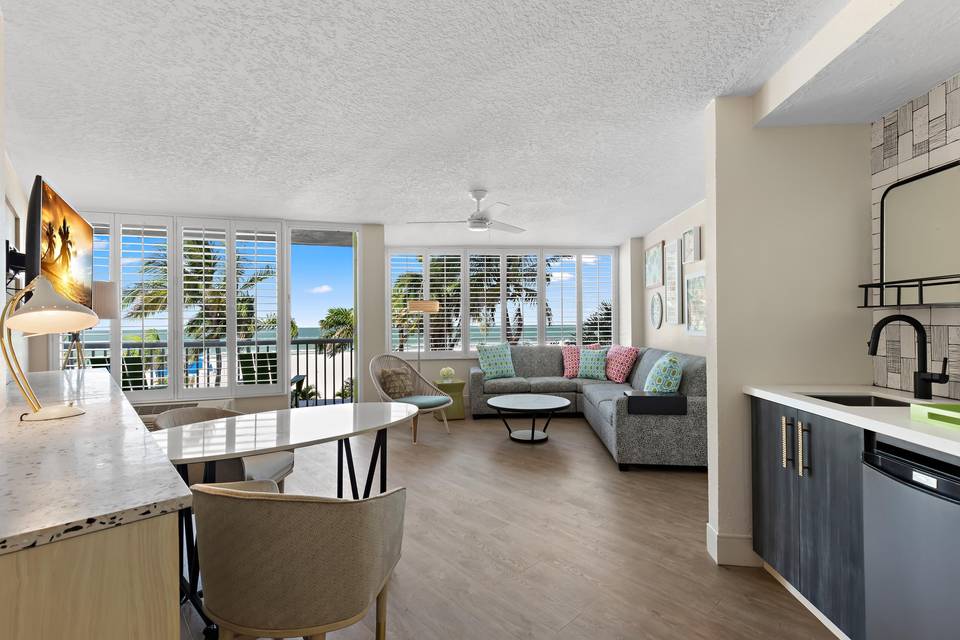 Ocean Front Suite Living Room