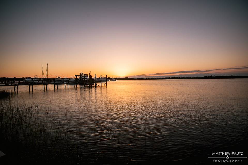 Sunset on the River