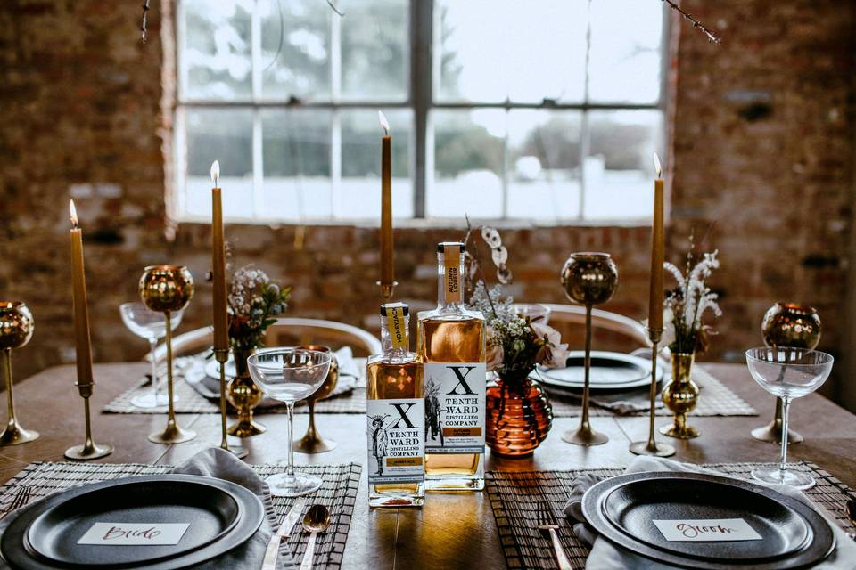 Tenth Ward table setting