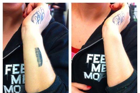Tattoo coverage example
