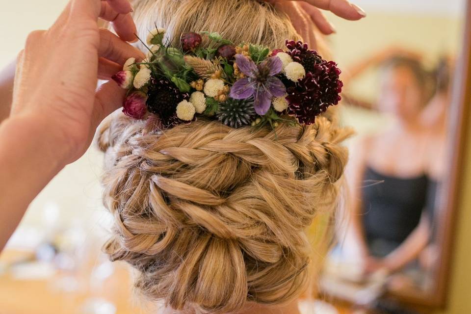 A beautiful updo