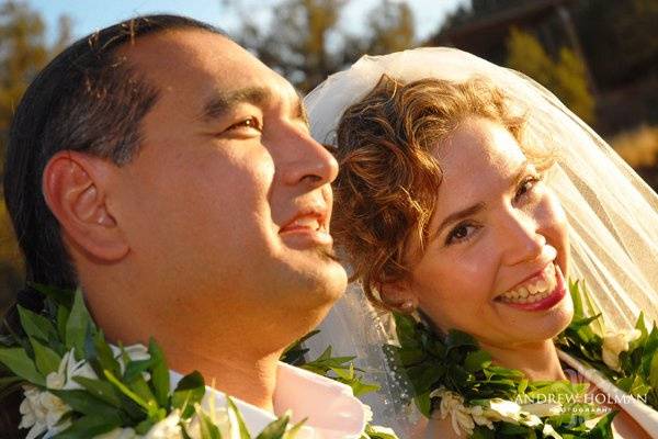 Groom and bride