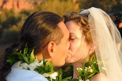 Wedding kiss