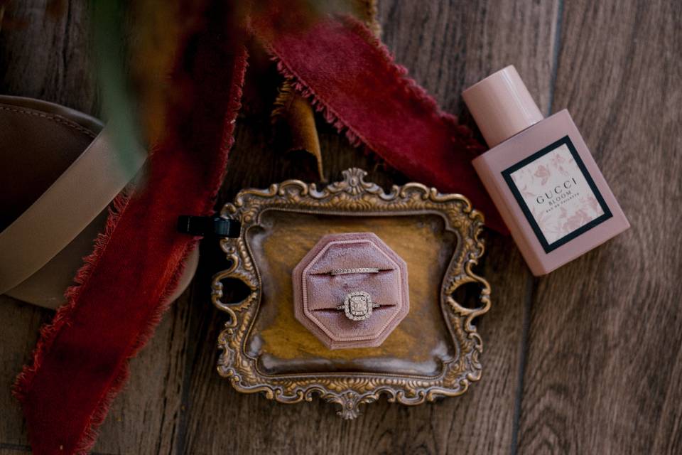 Bride and groom ring details - Wynkoop Photography