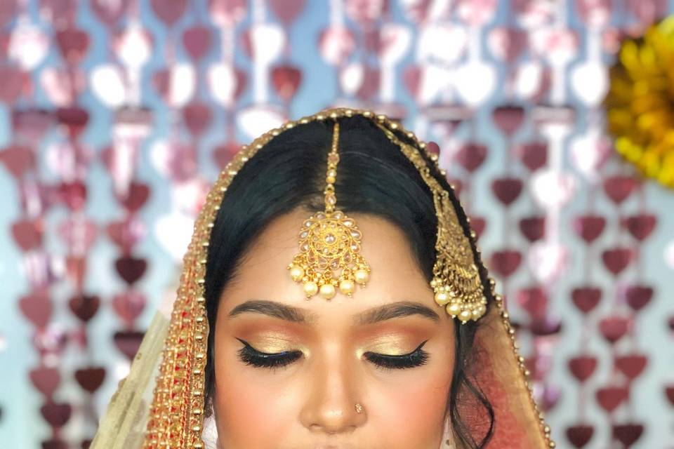 Bengali bridal styling