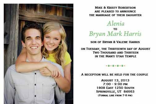 MCC Wedding Invitations