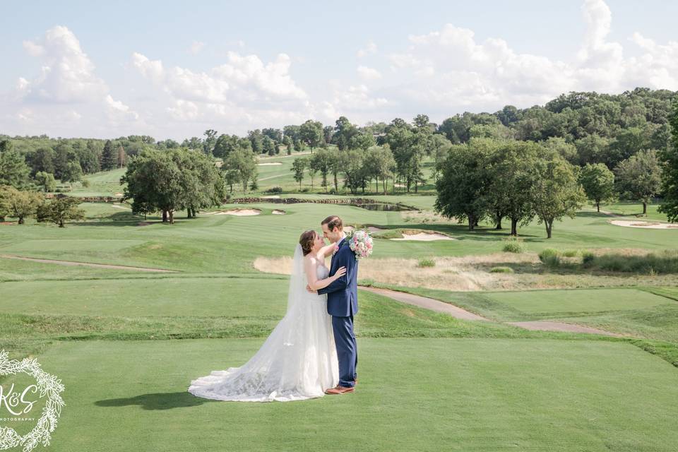 Mr and mrs on course