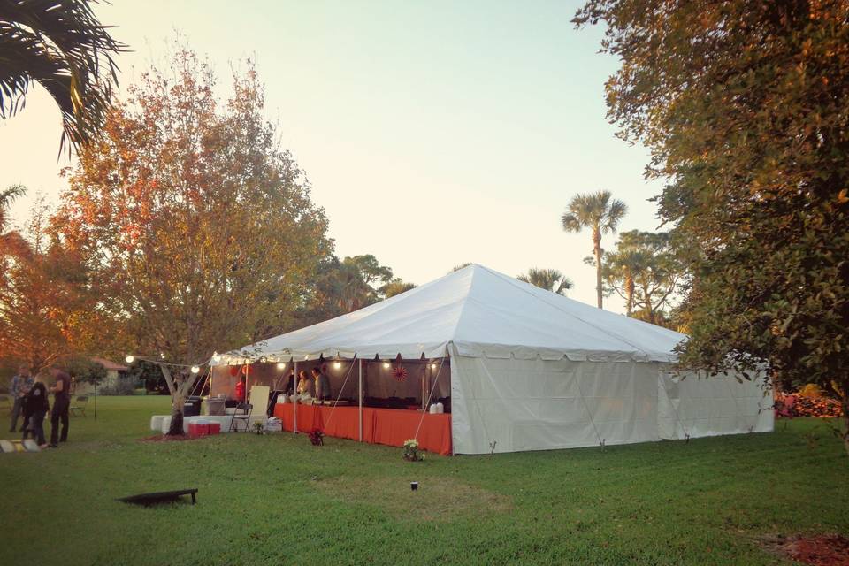 Tent exterior