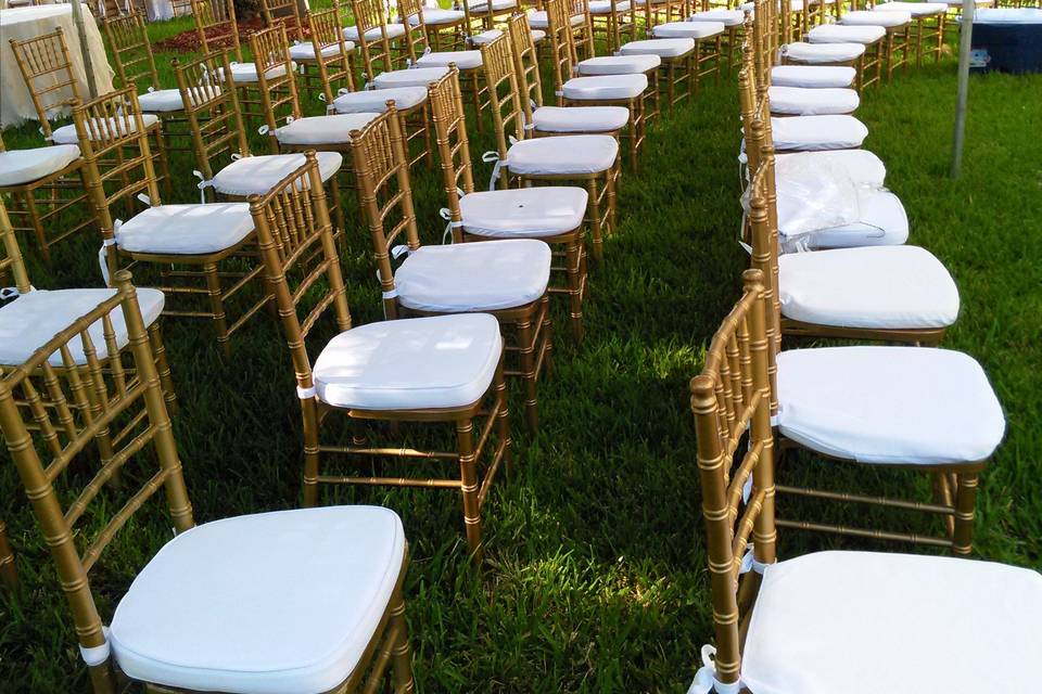 Chiavari chairs