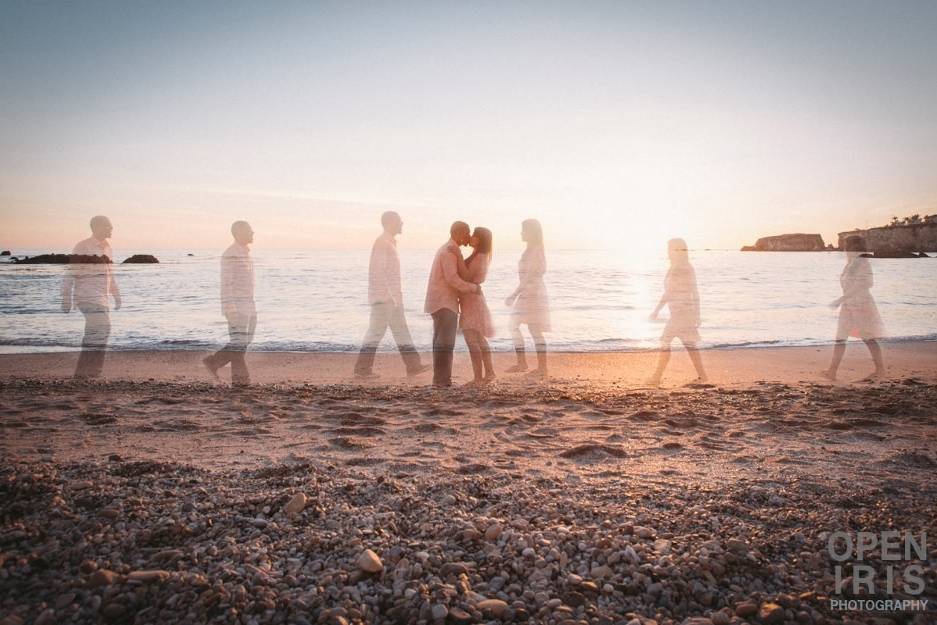 Engagement shoot on the beach