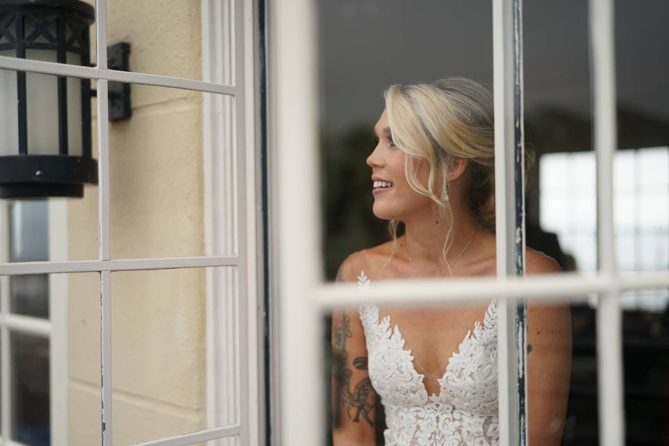 Bride at the maritime museum