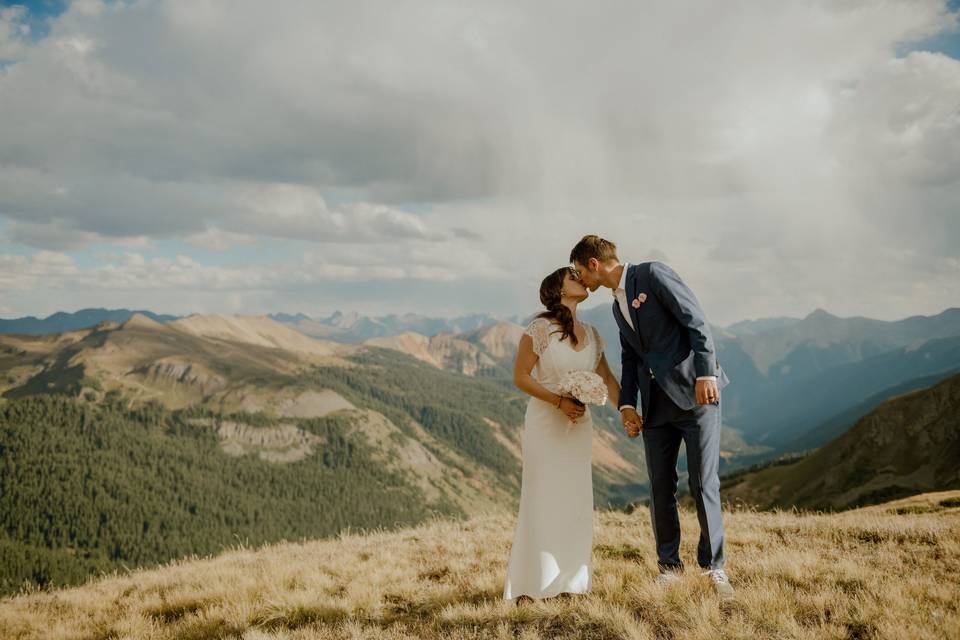 Mountaintop wedding