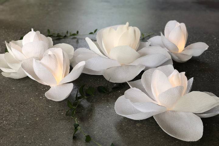 Simple magnolia decor