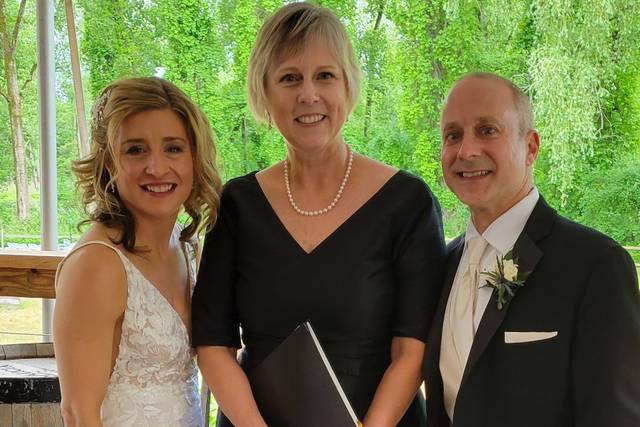The newly minted Mr. & Mrs.