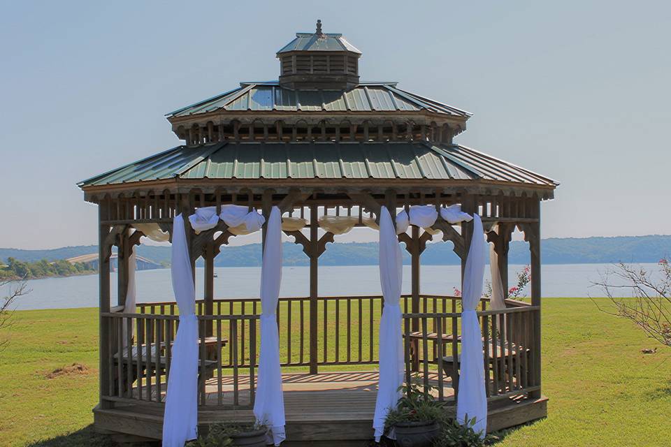 Gazebo by the lake