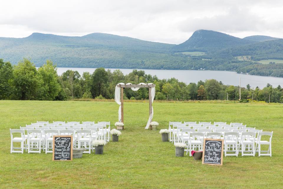 Perfect Cadence Events scenic ceremony