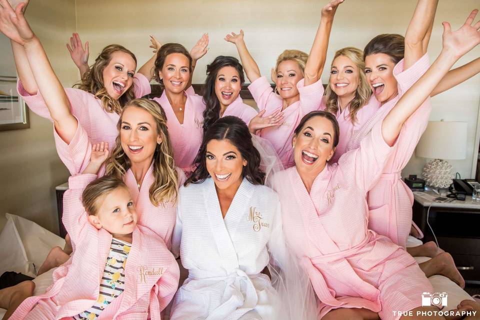 Pink robes