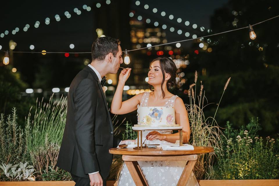 Cake Cutting on Terrace