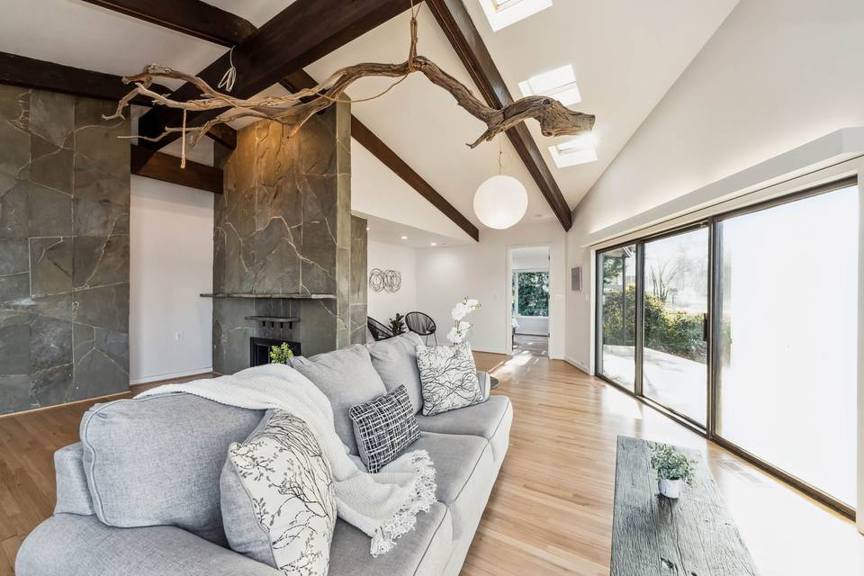 A serene space and view