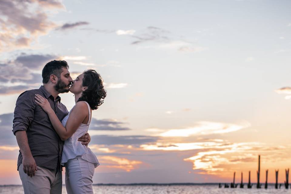 Sunset engagement St Marks