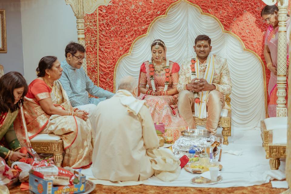 Colorful Hindu wedding