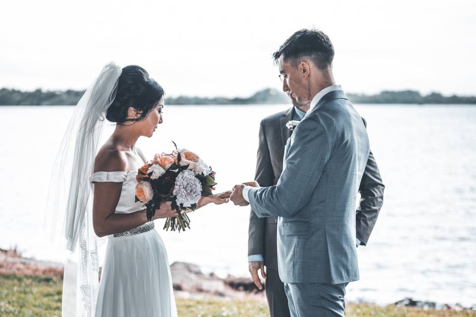 Waterfront ceremony