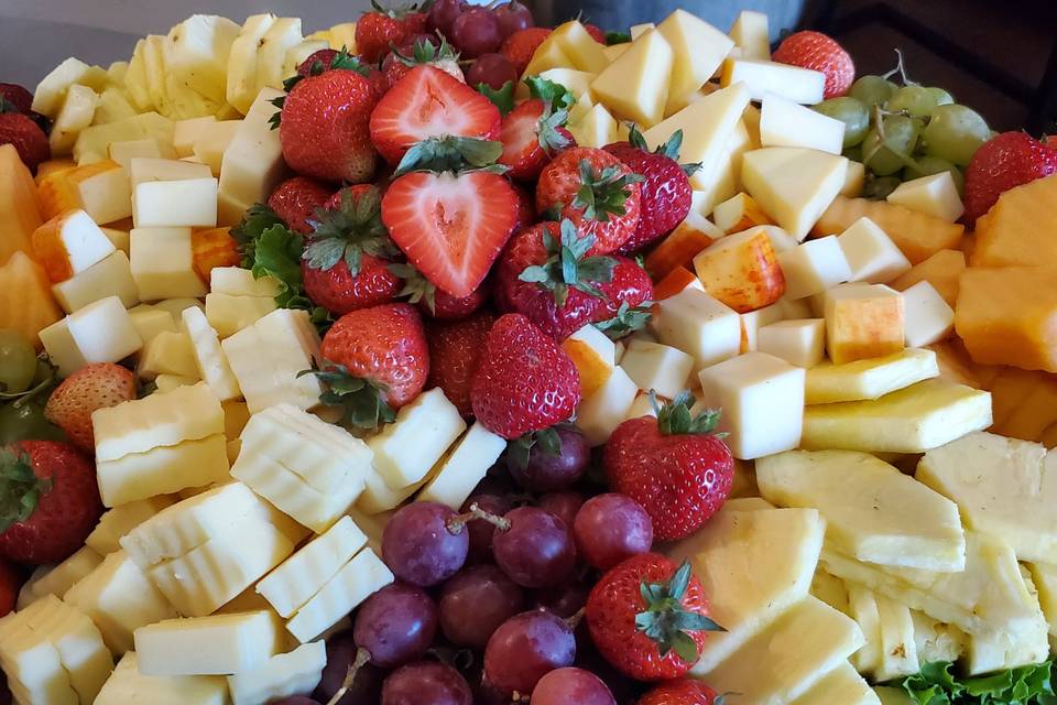Fruit and cheese starter