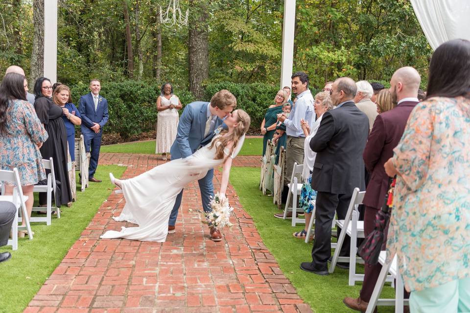 Kiss at Recessional