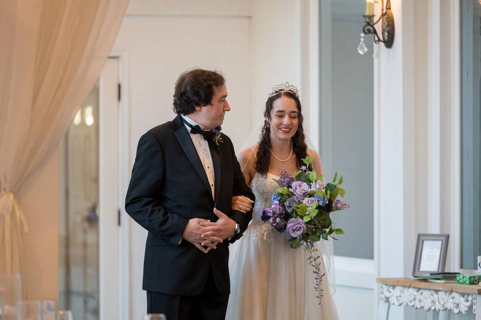 Walking down the aisle