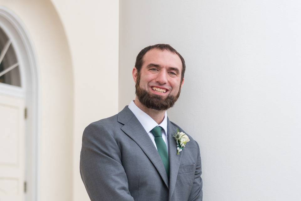 Groom portrait