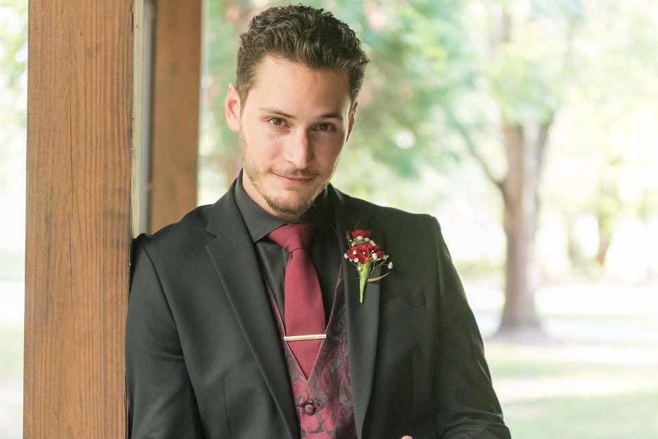 Groom portrait
