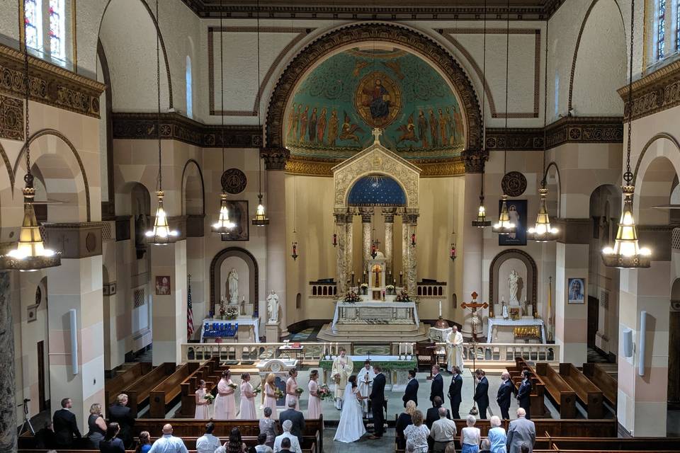 Church wedding