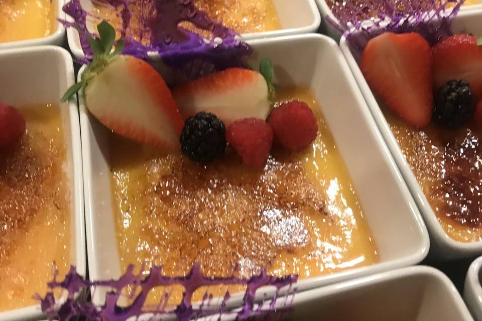 Plated Creme Brulee