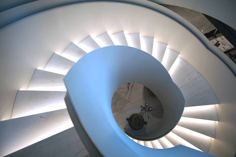 Milos grand staircase