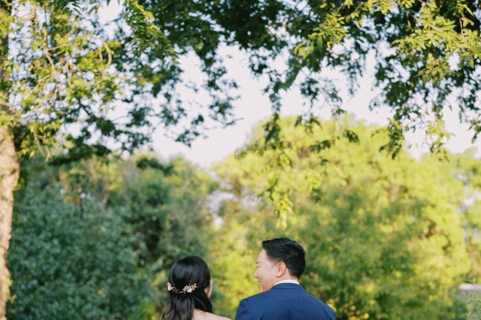 Couple in the garden