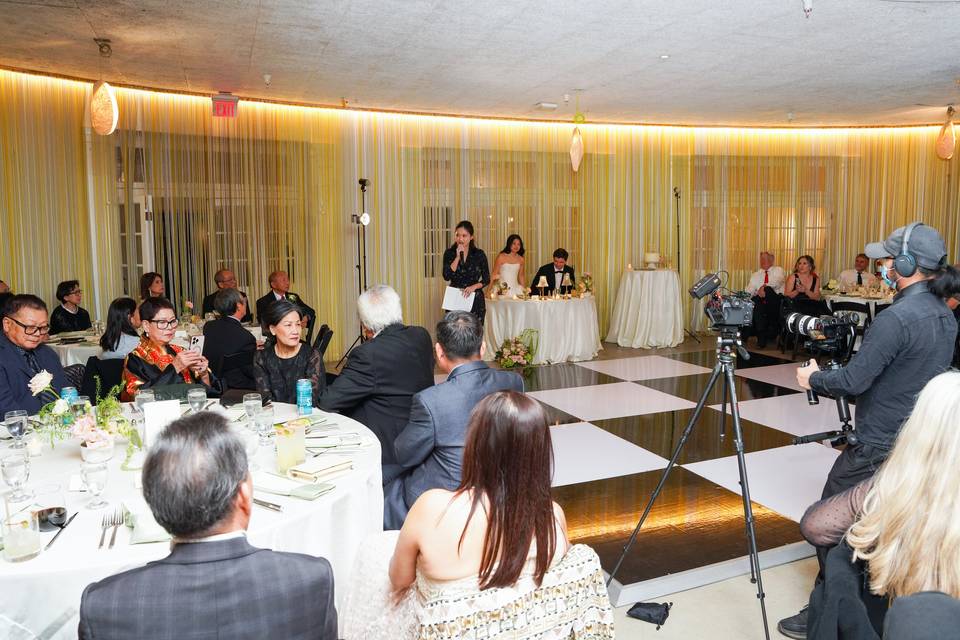 Reception in the Oval Room