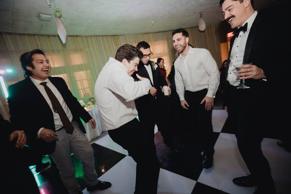 Dance party for reception