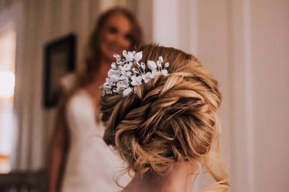 Flower girl hair