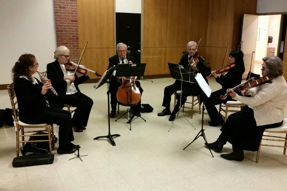 Capriccio ensemble at a private event held at belmont race track on 